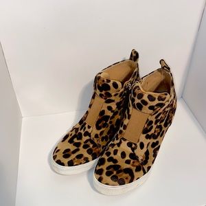 CCOCCI Leopard print platform wedges